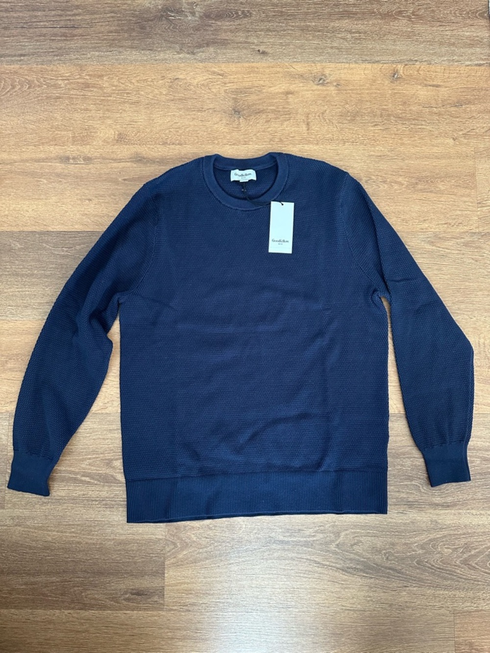 Goodfellow & Co NWT Men's Size Medium Navy Crewneck Sweater